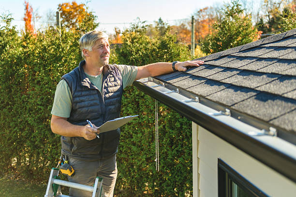 Professional Roofing technician working in Larchmont, NY